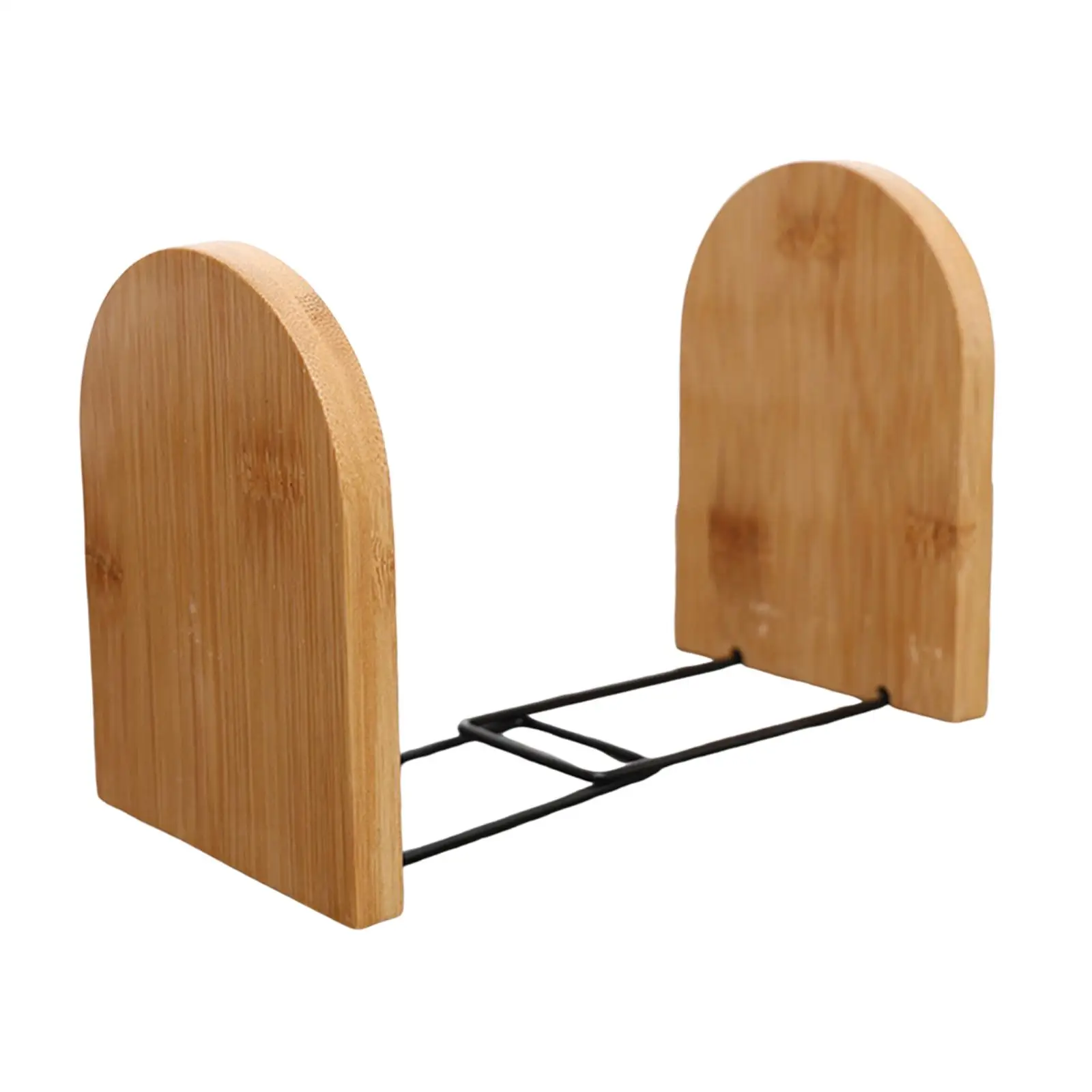 Serre-livres en bois, 2 supports de livres de décoration de maison pour étagère de lecture de bureau