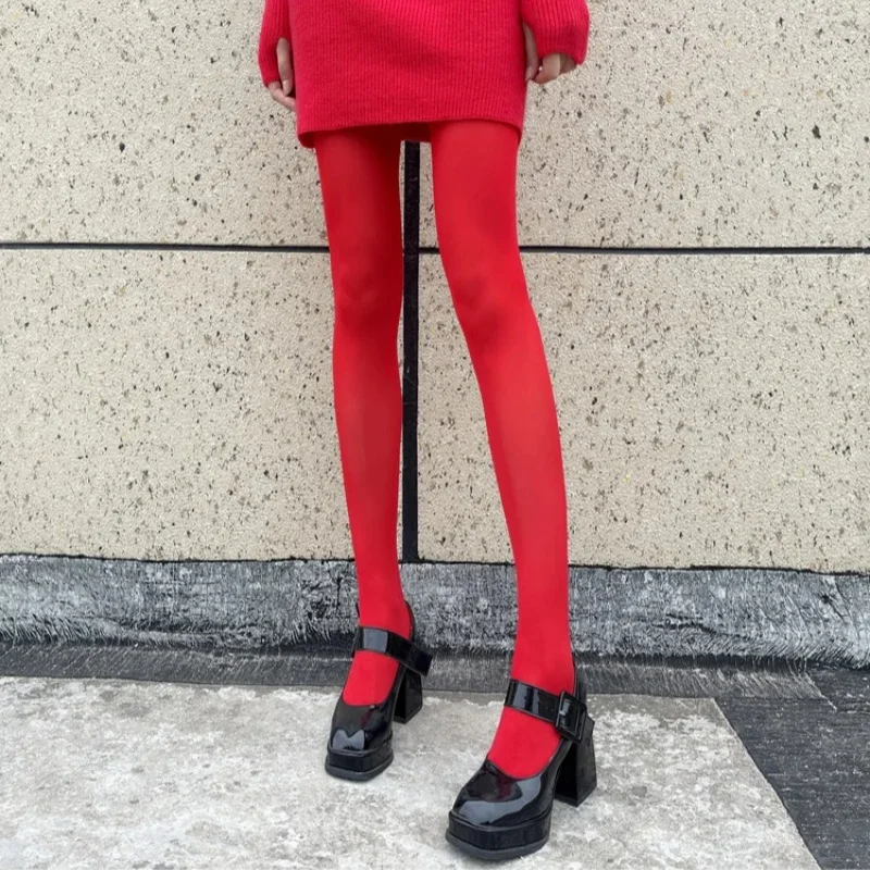 大きな赤いドラゴンのストッキング,ベルベットパンスト,旧正月,春と秋,ボトムス,結婚式,花嫁