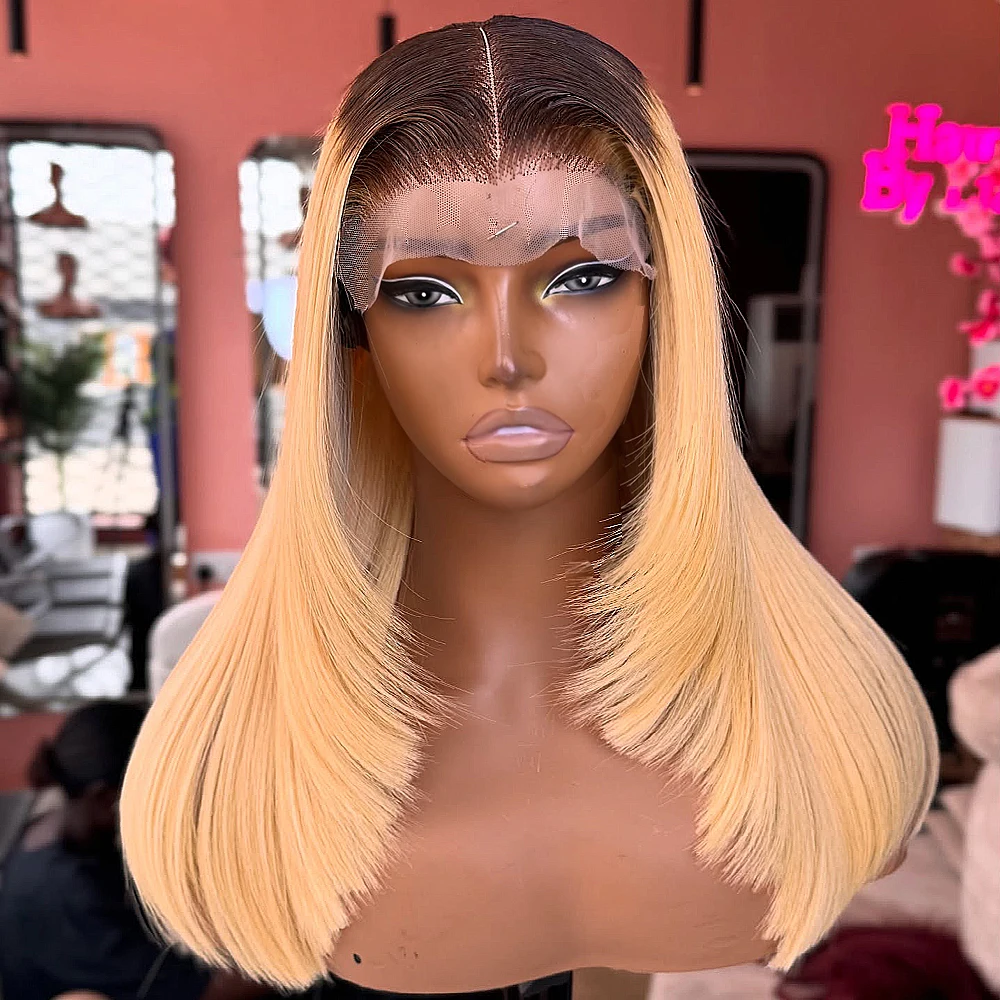 180/250 كثافة أومبير # 613 لون 13x6 HD الدانتيل الشفاف أمامي الطبقات شعر مستعار ريمي البرازيلي الشعر البشري قبل قطعها شعر مستعار مستقيم