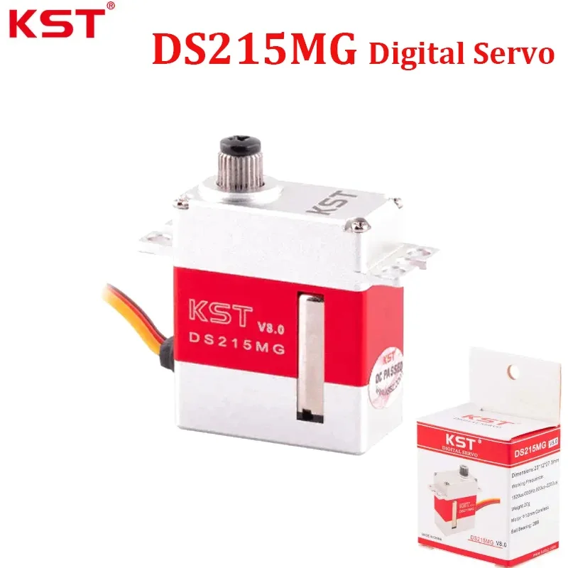 KST-DS215MG Servo Digital com Coreless Swashplate, CCPM, Leme, Helicóptero RC, 380, 450, 480, 500, versão V8.0