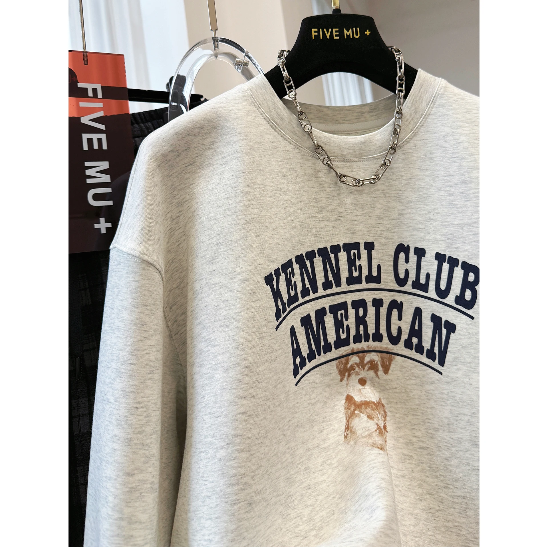 Outlet marca Casual redondo Ne Hatl sudadera mujer prendas de vestir exteriores versátiles Otoño Invierno nuevo Sle suelta ajuste largo Sve