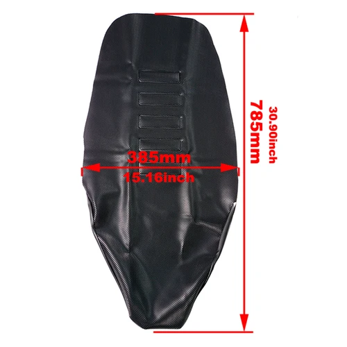 Imagen 2 del producto Funda de asiento suave con pinza para motocicleta, antideslizante, con patrón de diamante, elástica, impermeable, para 125-450 SX SXF EXC EXCF XC-W HONDA CRF250R