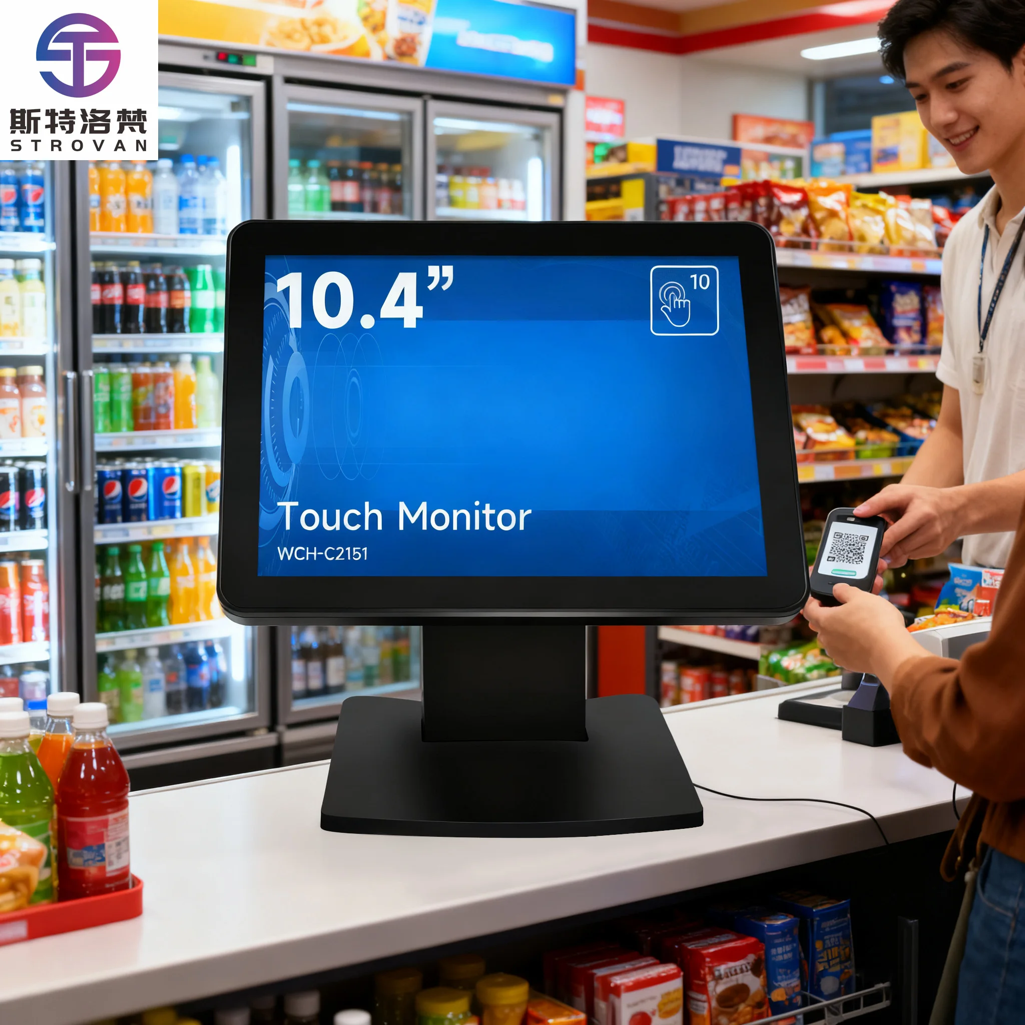 

New Capacitive Touch Screen with USB Interface 10.4" IPS LCD for Business Use