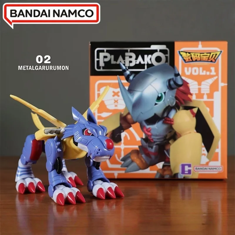 

QMSV Mini Plabako Digimon Adventure Blind Box 2025 War Greymon & Angewomon Action Figures Mystery Gift for Birthday