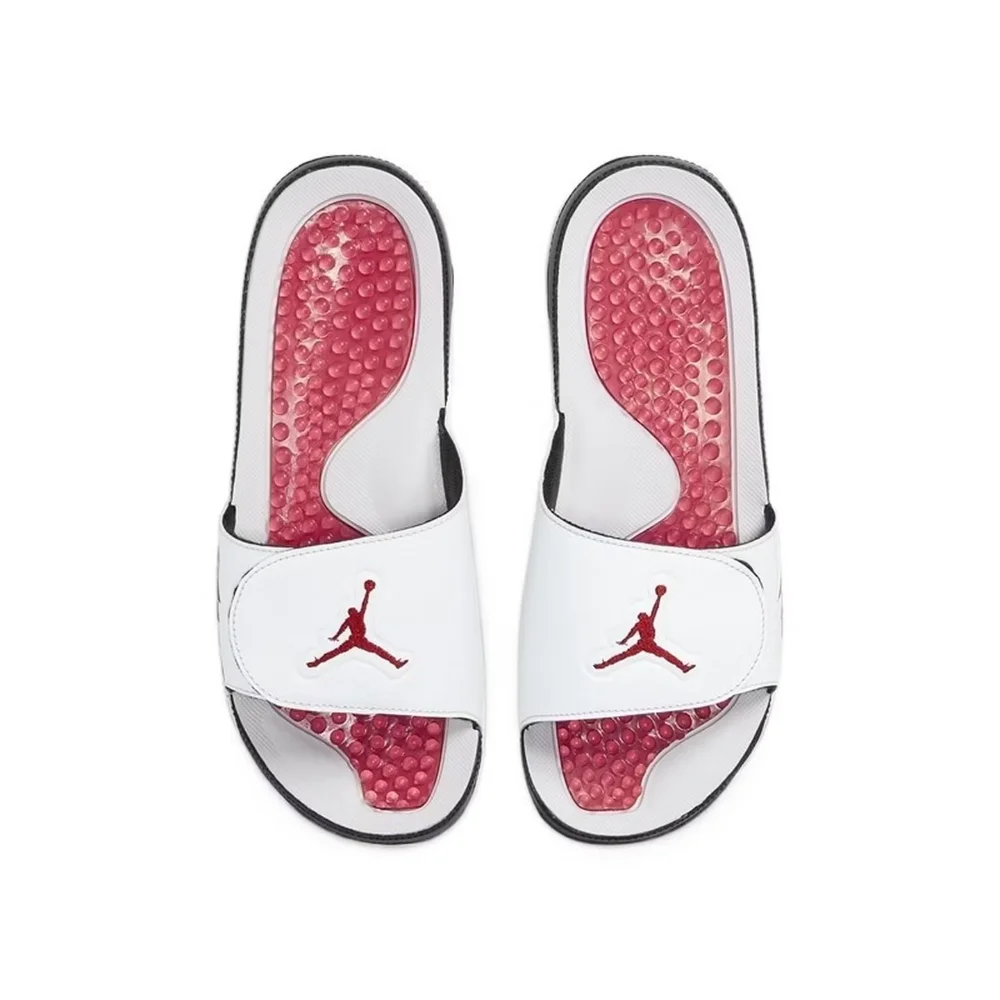 Nike Jordan Fashion Casual Shoes Breathable, Slip-Resistant, Durable Athletic Sandals Classic Comfortable Flip-Flops 555501-101