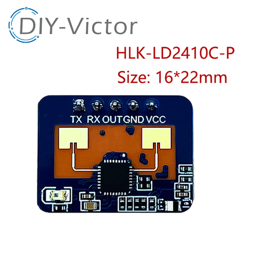 HLK-LD2410 5V Smart Human Presence Sensing Radar Module 24GHz Mini High Sensitivity LD2420 Millimeter Wave Motion Switch Sensor