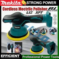 Makita 8 Gears Cordless Car Polisher Machine Electric Waxing Repairing Wireless Buffing Polisher 18V-20V