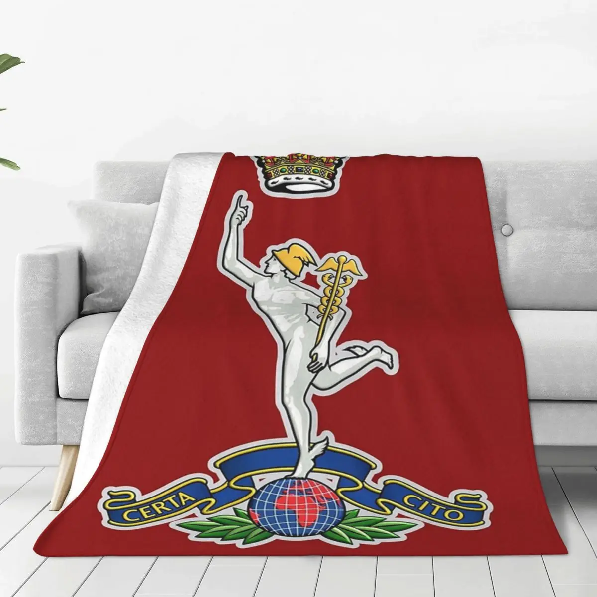 Royal Corps Of Signals Blankets Flannel Super Soft Sofa Throw Blankets For Couch Bedding Travel Throws Bedspread Quilt