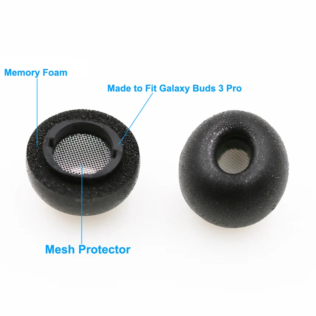 Memory Foam Ear Tips for Samsung Galaxy Buds 3 Pro Earphone Case Earbuds Eartips XL L M S