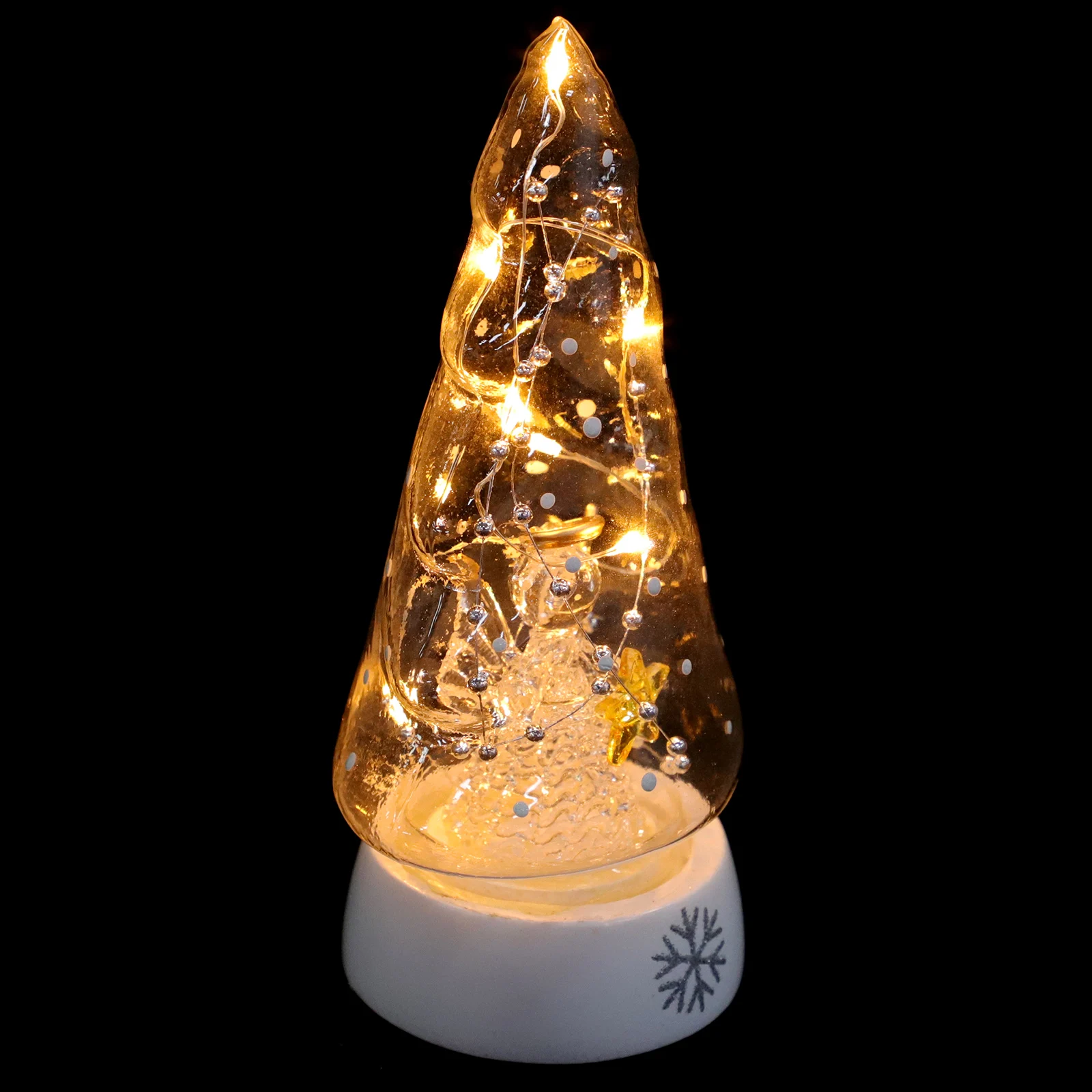 

Glass Night Lamp Mini Decorative Lights Luminous Desk Adornment Small Size Material Non Dazzling Lovely Design