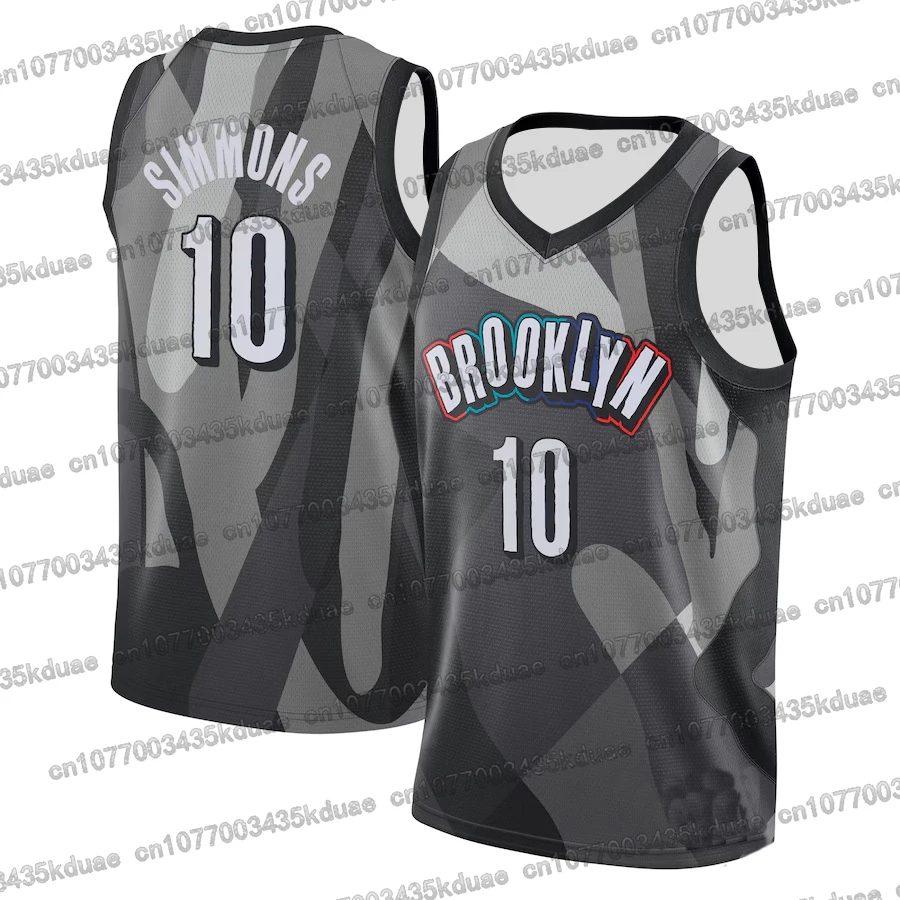 

B-Brooklyn Nets City Edition S-Swingman Uniform 2024 Unisex Basketball Jersey Summer Casual Sports Jersey Vest Men's Clothing