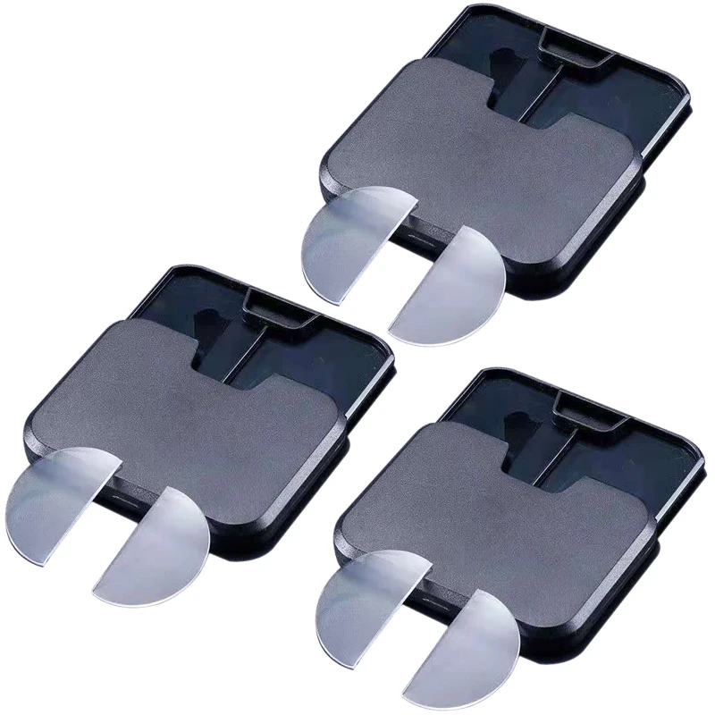 3PCS near dual-use Liquid Silicone Stick-on Bifocal Reading Lens 2 Pcs Presbyopic Lenses Magnification Reusable Bifocal Lenses