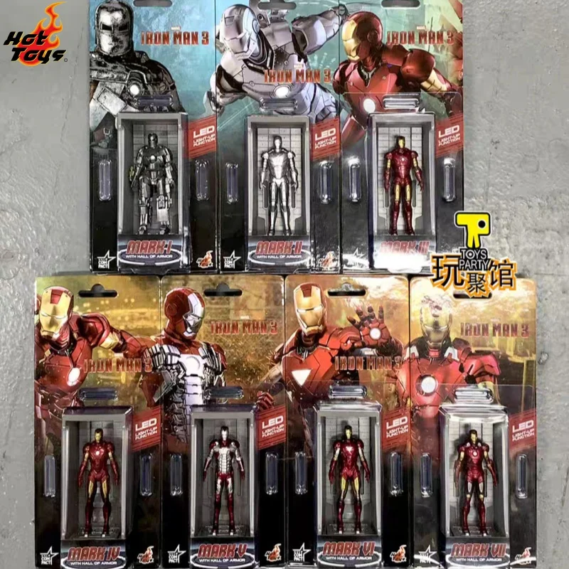 

В наличии оригинальные Hottoys MMSC005-MMSC011 Iron Man3 Hall Of Armor модели персонажей фильмов усовершенствованная коллекция подарки на день рождения для детей