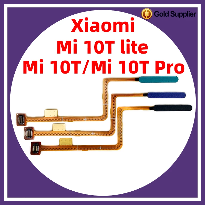 

Original For Xiaomi Mi 10T lite Mi 10T Mi 10T pro Fingerprint Sensor Scanner Touch ID Connect Motherboard home button Flex Cable