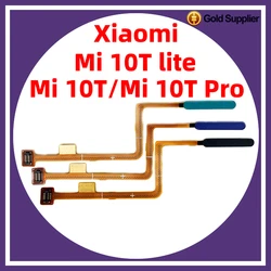 Origineel Voor Xiaomi Mi 10T Lite Mi 10T Mi 10T Pro Vingerafdruksensor Scanner Touch Id Connect Moederbord Home Knop Flex Kabel