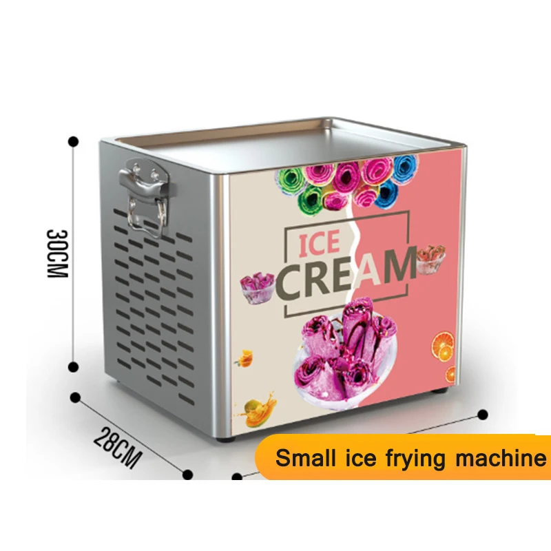 Household fried ice cream machine commercial ice cream roll fried yogurt machine Deep fried ice cream machine slush machine