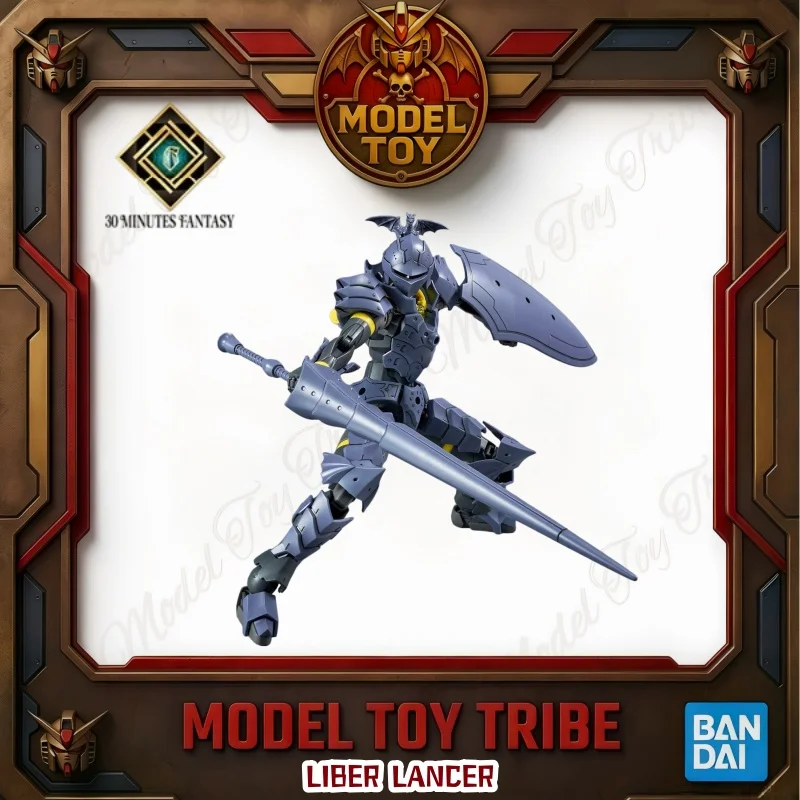 In-Stock Japan Bandai Original Anime 30MF Liber Lancer Model Kit Action Figure Model Toy Holiday Collectible Gift For 15+ age