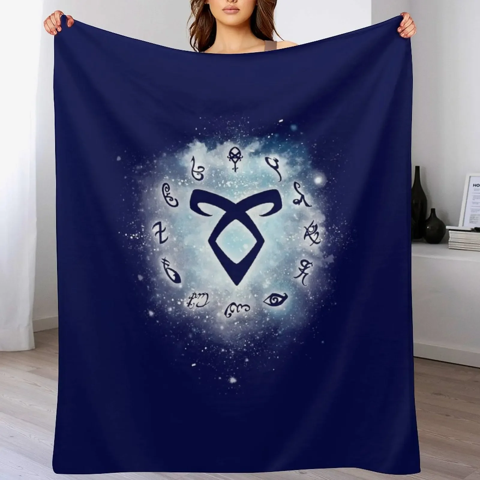 

The Shadow Runes Throw Blanket Hair Vintage Soft Big Softest Blankets