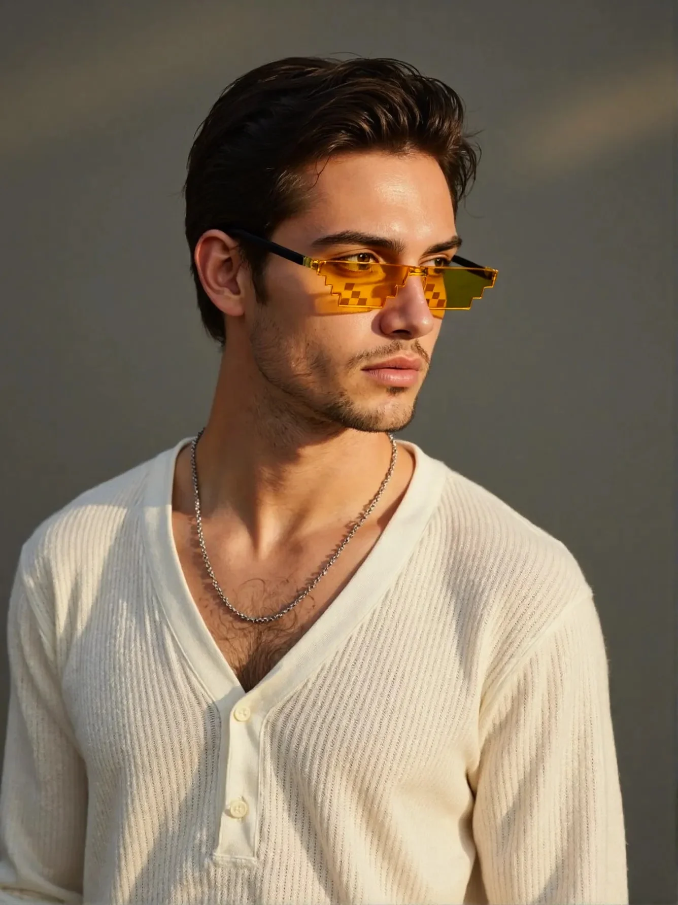 1-6 uds gafas de sol de píxel gafas de píxel Retro accesorios de fotografía para niños y niñas adultos suministros para fiesta de cumpleaños
