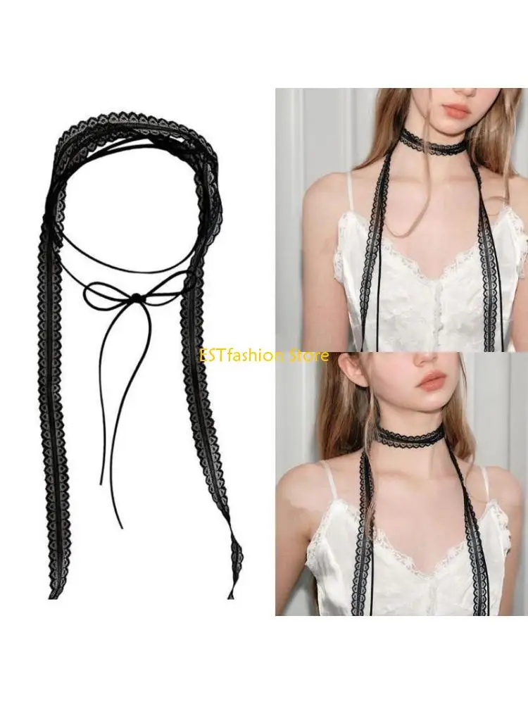 Y5GC Women Narrow Long Scarf Trend Elegant Scarf Women Girls Sophisticated Scarf for Everyday Wear
