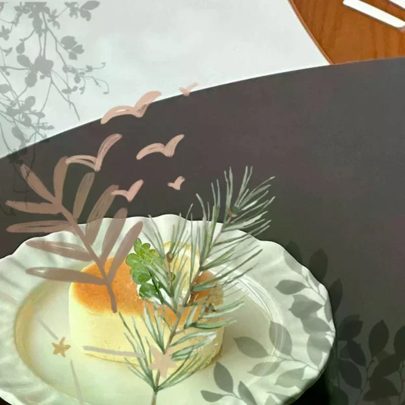 Cream White Ceramic Dessert Plates With Ruffled Edges Food Safe Glaze Perfect For Home Afternoon Tea Daily Use