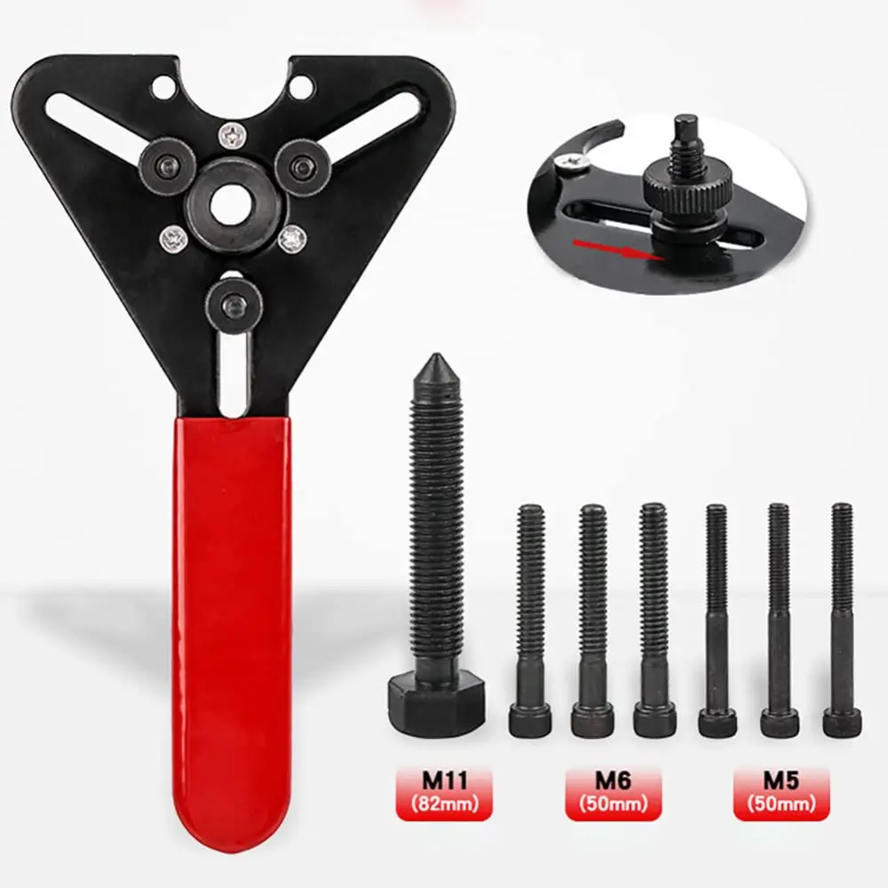 

1 Set Car Air-conditioning Repair Tool Compressor-Clutch Dual-use Wrench Remover Fixed Pump Head Suction Cup Puller Wholesale