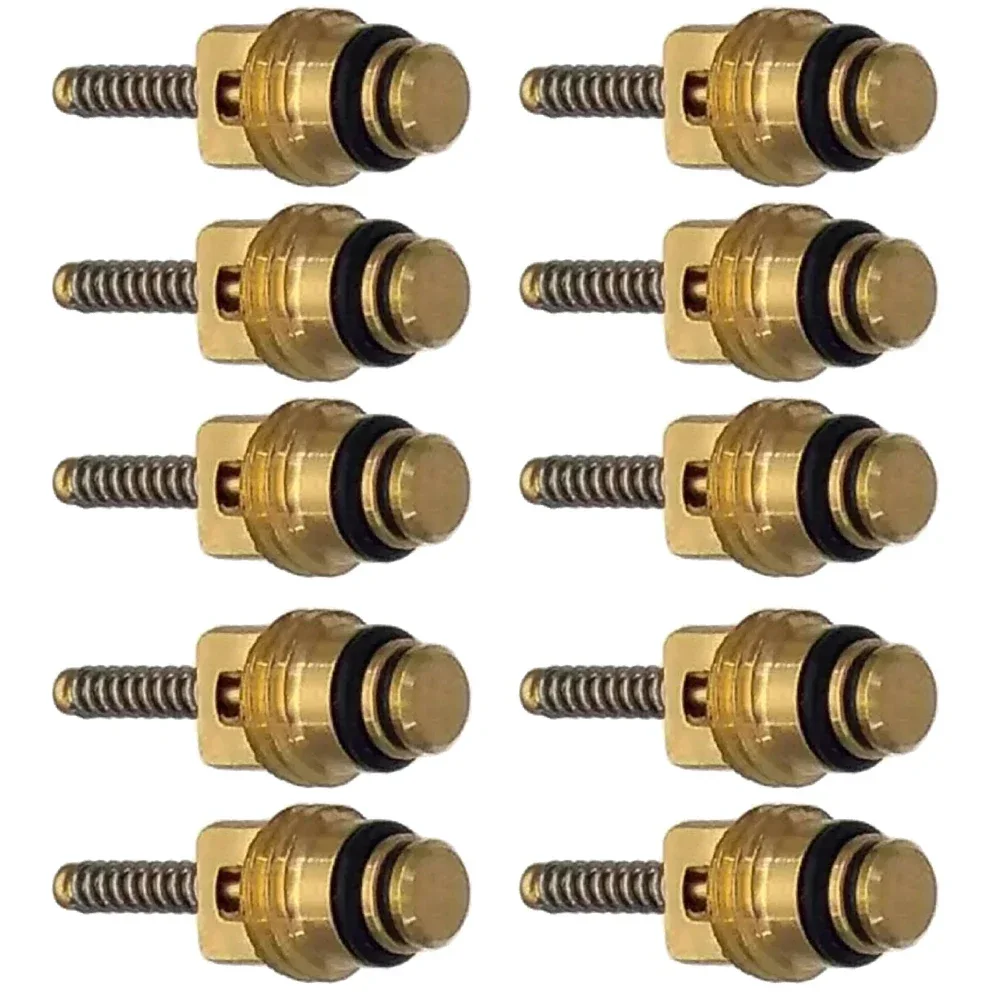 Sale New Golden 10pcs M8 AC Air Conditioning Valve Cores For M8 Valve Core Replacement Car Accessories High Quality Wholesale