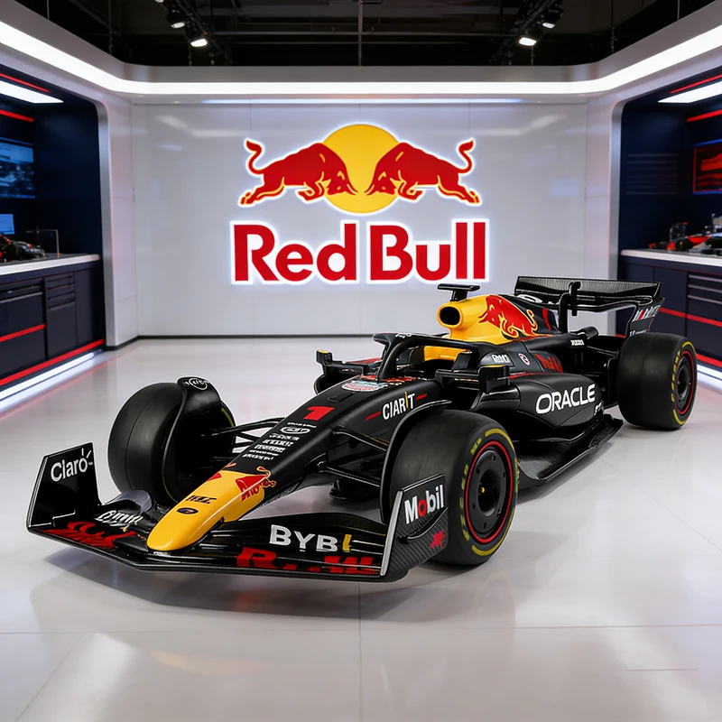 

1:24 Red Bull RB19 Verstappen Formula Racing, легкосплавный автомобиль, литье под давлением и игрушечный транспорт, модель автомобиля, миниатюрная масштабная модель автомобиля для детей