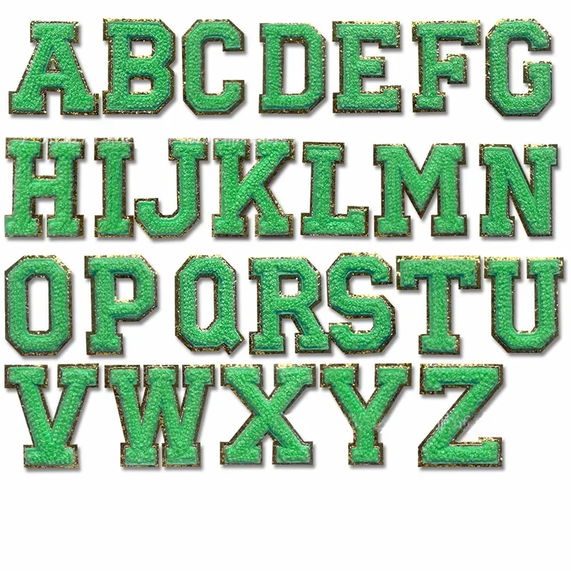 1pc Felt Letter Alphabet sticker Stick on Patches Chenille Letter For DIY Personalized Craft 5.5cm English Applique