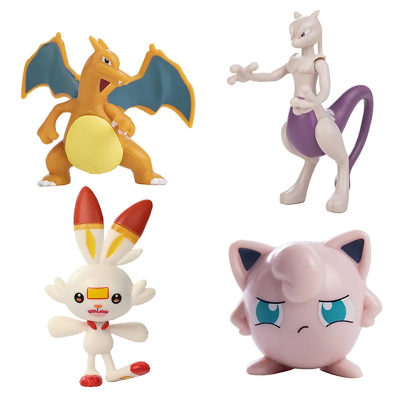 Neue Pokemon Cartoon-Film-Anime-Figuren Pikachu Mewtwo Gengar Gurado Taschenmonster Actionfiguren Spielzeug Geschenke Großpackung