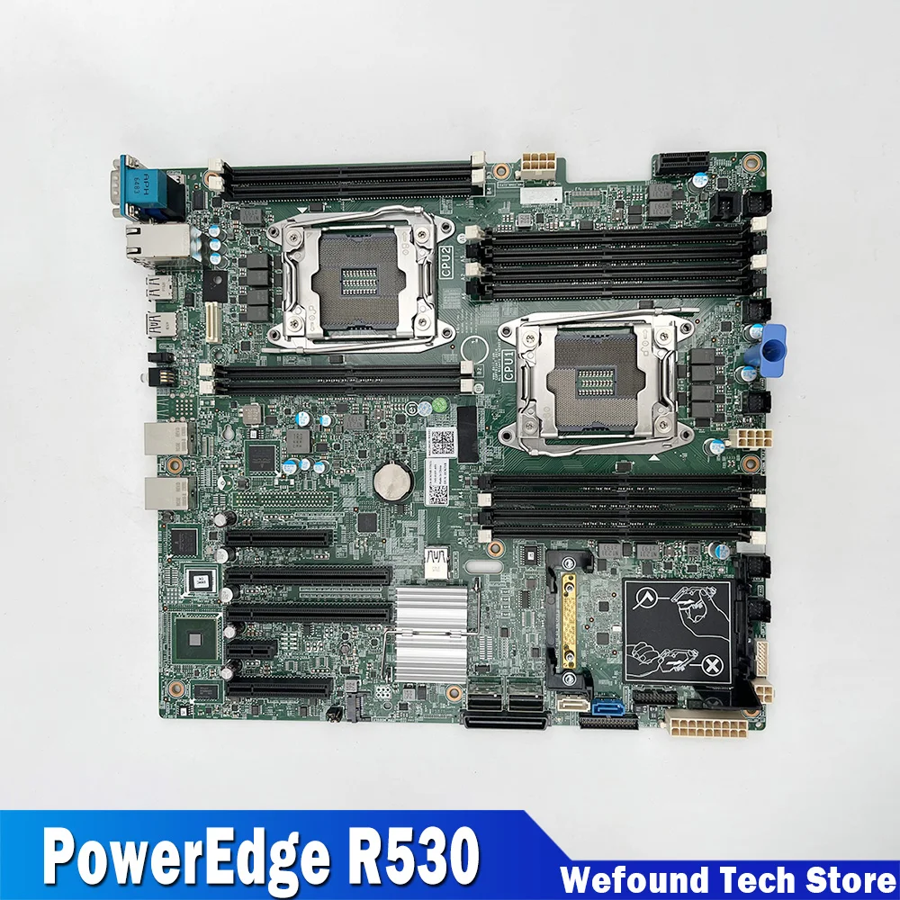 For Dell For PowerEdge R530 Server Motherboard Fully Tested Good Quality 0HFG24 HFG24 CN7X8 0CN7X8