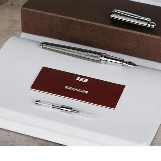 New-SKB RS308N Fountain Pen EF 0.38mm Classic Vintage Old Fashioned Adult Calligraphy for Students Pens for Writing Stationery