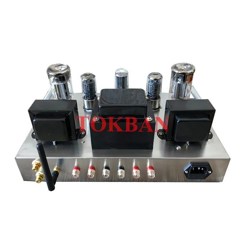 Tokban Fu50 Vacuum Tube Amplifier Kit Diy High Power 8w*2 Bluetooth 5.0 HIFI Class A Audio Amplifier Vu Meter Diy Amp Audio