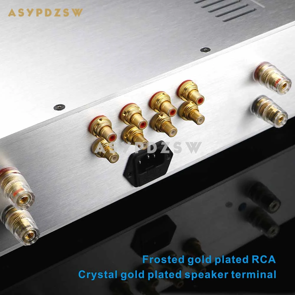 HIFI L50 Стерео полный мост комбинированный усилитель мощности с 4-сторонним входом/SPK защита 500 Вт 8 Ом