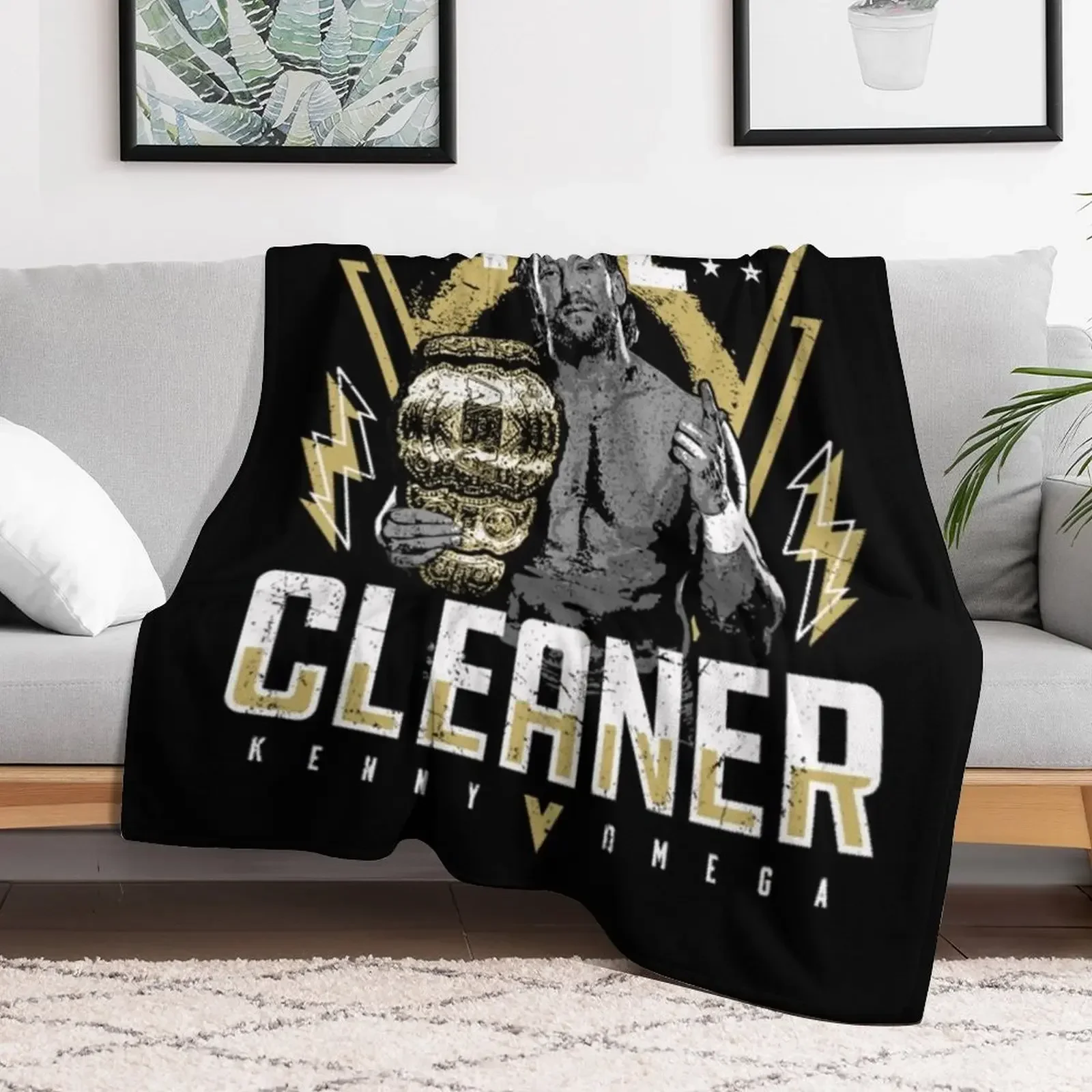 Kenny Omega T-ShirtKenny The Champ Throw Blanket Summer Beddings Polar Blankets