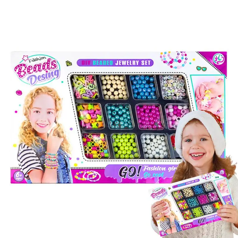 

Bead Craft Kit Set Bracelet Bead Kit Kits DIY Beads For Making Bracelets And Mobile Phone Chains