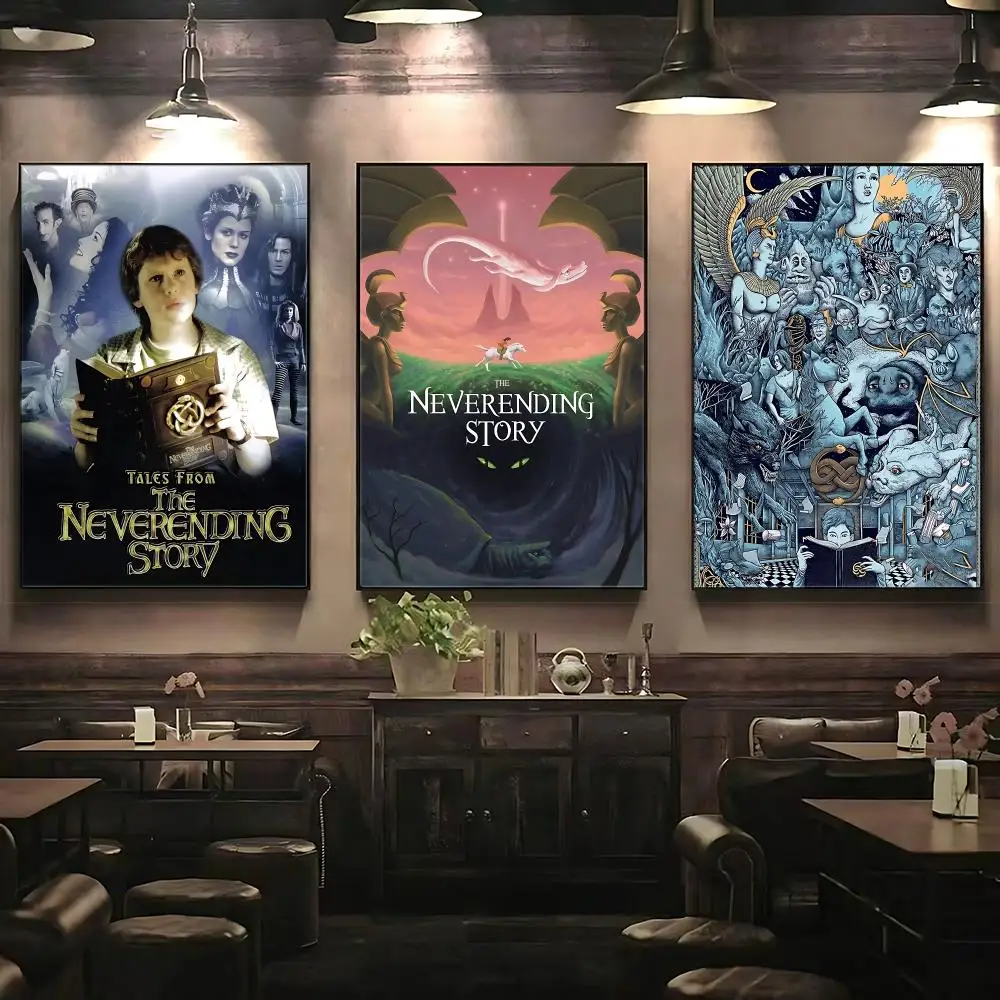movie The NeverEnding Story Poster Poster HD Printing Premium Style for Home Decor for Bedrooms Hallways Cafes Gift