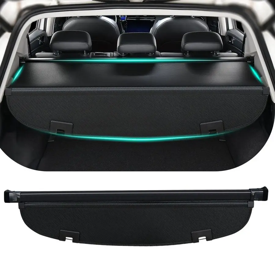 غطاء البضائع مناسب لمازدا CX5 20172024، غطاء صندوق السيارة القابل للسحب، غطاء حماية مضاد للرؤية، شاشة الخصوصية الخلفية مع #1