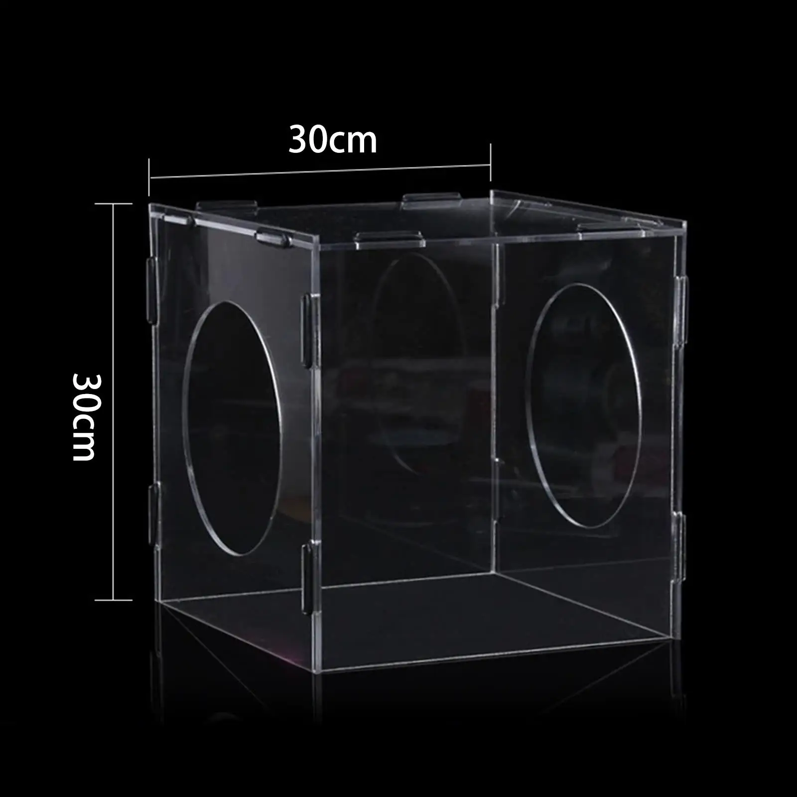 Transparent Acrylic Buffing Dust Hood Enclosure Grinding Cover Case for DIY Table Polishing and Safety