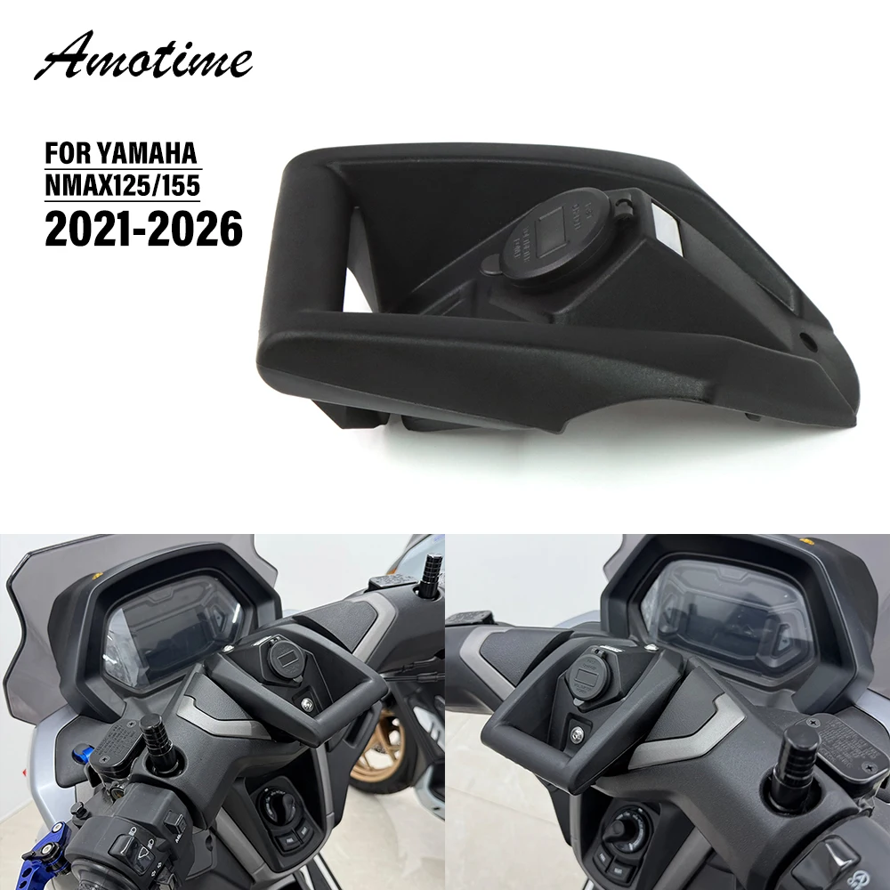 

Motorcycle GPS Phone Navigation Bracket USB Charging Port Holder Mount For YAMAHA NMAX 125 150 N-MAX 125 N-MAX 155 NMAX150