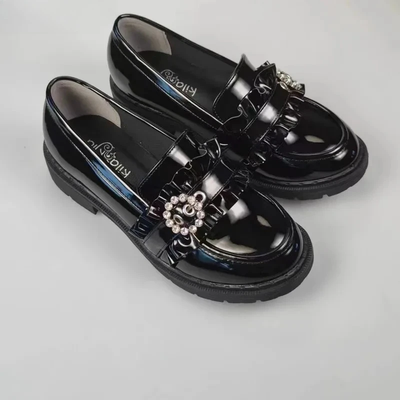 

Spring Autumn Japanese Style Women's Shoes Uniform Versatile Low Heel Flat JK Student Mass Production Lolita Pumps for Lady