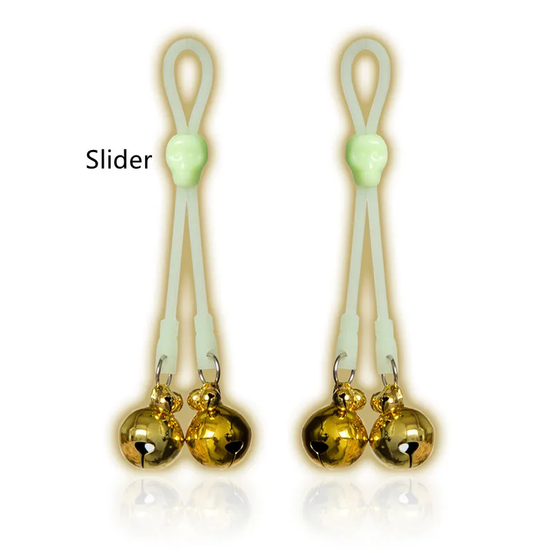 Erotic Gadgets Elastic Rope Bondage Nipple Clamp with Luminous Boobs Sex Toy for Pain Fetish Adult Games Breast Massage Products