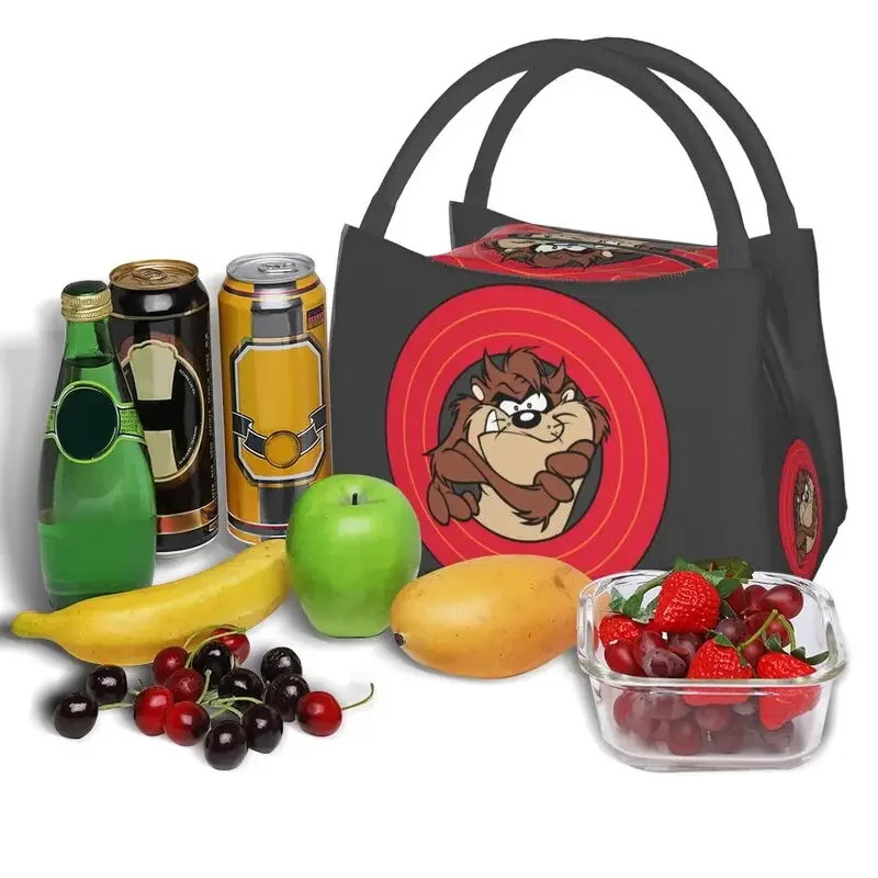 Custom Tasmanian Devil Lunch Bags Men Women Thermal Cooler Insulated Lunch Boxes for Office Travel