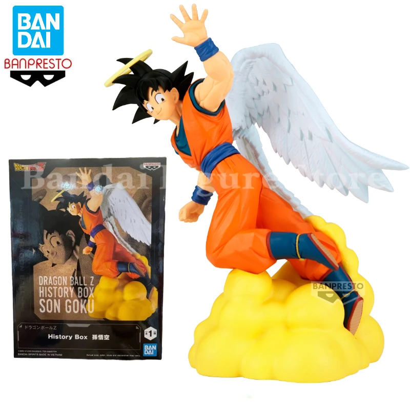 In Stock Bandai BANPRESTO History Box Dragon Ball Z Son Goku Anime Action Figure Toy Gift Model Collection Hobby