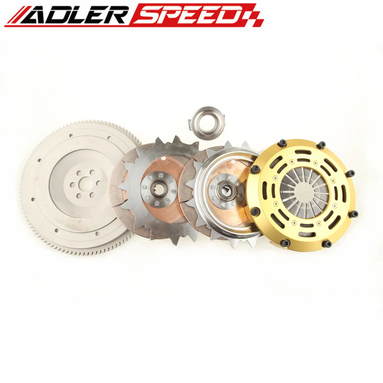 ADLERSPEED RACING CLUTCH TWIN DISC KIT For 89-98 SUZUKI SIDEKICK X-90 /Geo Chevrolet Tracker Sunrunner 1.6L