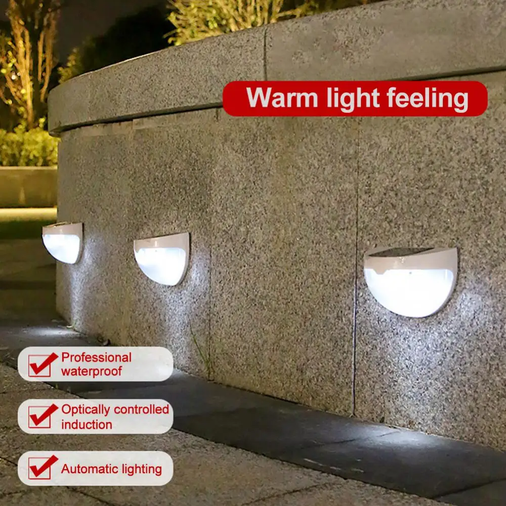 

10Pack LED Solar Light Outdoor Wall Lamps Energy Garden Lamps Waterproof Solar Fence Lamp Christmas Decoration Festoon Led Light