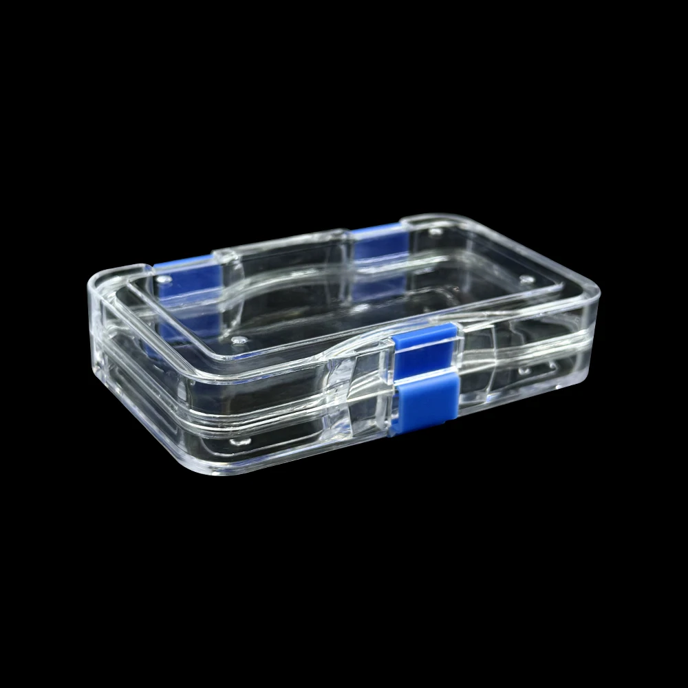 1pc Dental Tooth Box With Film Inside Lab Material Dentist Supply Denture Storage Membrane Transparent Tooth Box