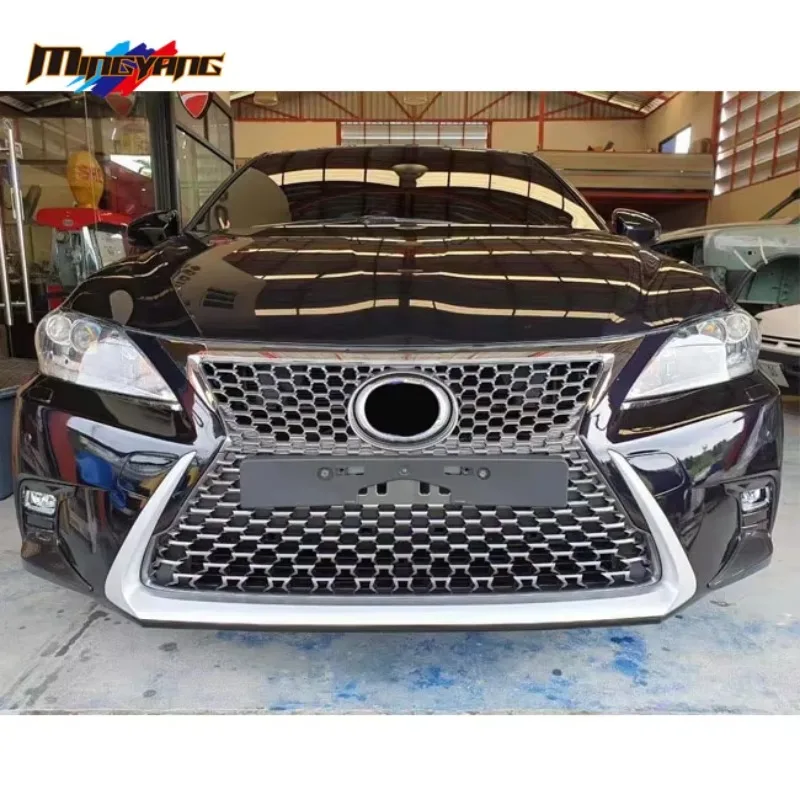 تعديل PP البلاستيك المصد الأمامي المصد الخلفي للسيارة طقم الجسم لكزس CT200 CT200H 2011-2017 الترقية إلى 2020 #3