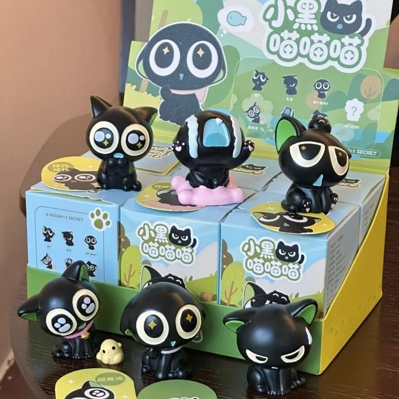 

Explosions Luo Xiaohei Resin Cat Blind Box Series | Cute Collection Toy Ornaments Cute Luo Xiaohei Doll Ornaments Gift Ornaments