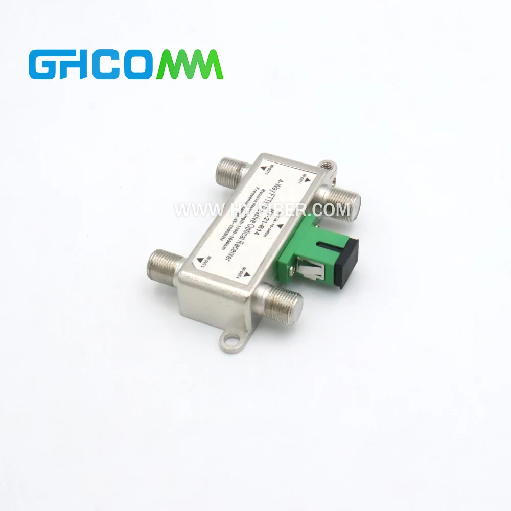 

FTTH Receiver 4RF Active/Passive 1550nm Filter Optional R14 R14F